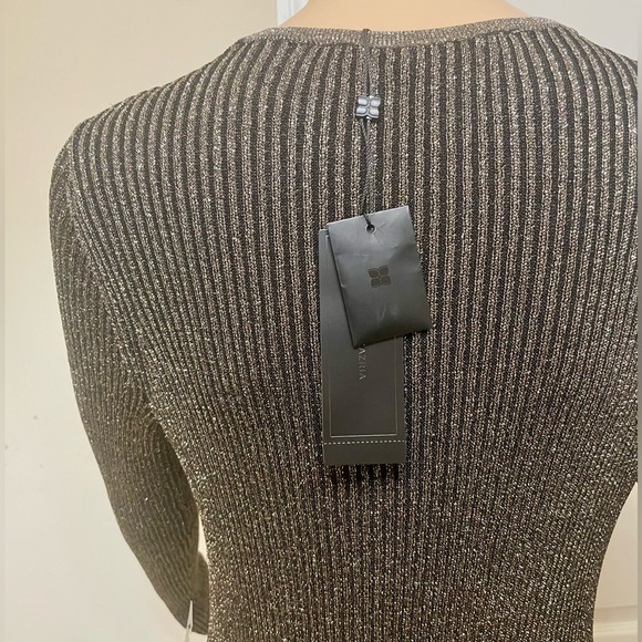 BCBG Max Azria Macki Metallic Dress, Size M - Picture 9 of 9